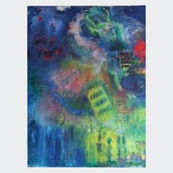 UKRAINE 2022 Acryl / Marmormehl auf Leinwand 80 x 100 cm