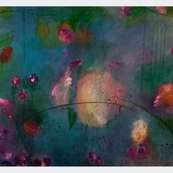 o. T. 2015 Acryl auf Leinwand 80 cm x 1 m