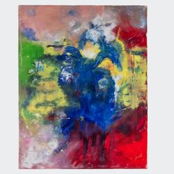 Wahlverwandtschaft 2021 Acryl / Marmormehl auf Leinwand 80 cm x 1 m